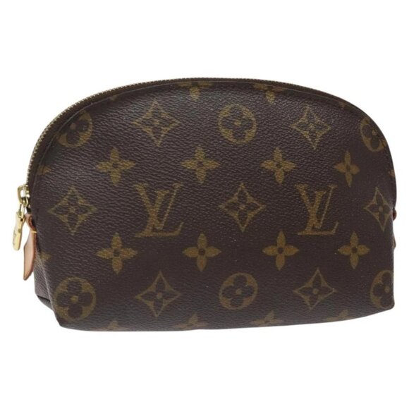 LOUIS VUITTON Monogram Pochette Cosmetic PM Pouch M43998 LV Auth 125332 - Picture 1 of 16